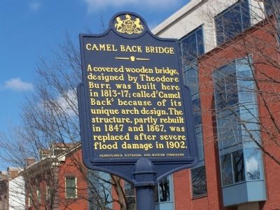 Camel Back Bridge Marker image. Click for full size.