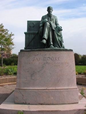 Jay Cooke Statue image. Click for full size.