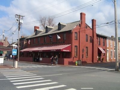 Middleton Tavern and Marker. Click for full size. Middleton Tavern and Marker image. Click for full size.