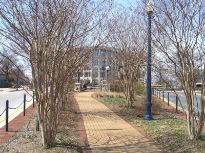 Brown-Leanos Memorial Park and Marker. Click for full size. Brown-Leanos Memorial Park and Marker image. Click for full size.