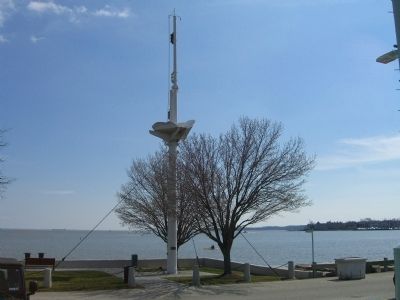 Foremast of the U.S.S. Maine Marker. Click for full size. Foremast of the U.S.S. Maine Marker image. Click for full size.
