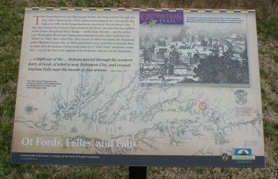 Of Fords, Felles, and Falls Marker image. Click for full size.