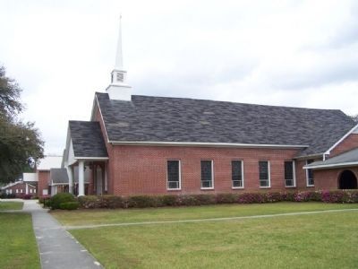 Great Swamp Baptist Church and school image. Click for full size.