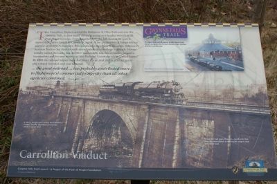 Carrollton Viaduct Marker image. Click for full size.