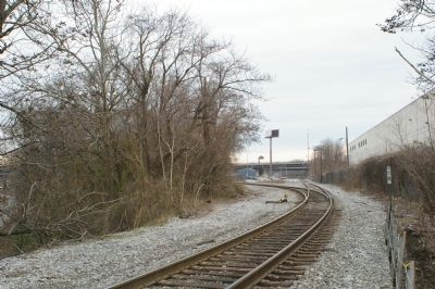 View atop the Carrollton Viaduct, looking west image. Click for full size.