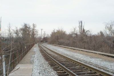 View atop the Carrollton Viaduct, looking east image. Click for full size.