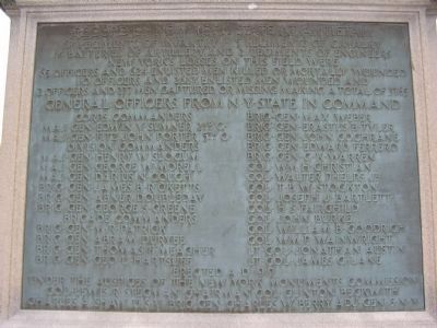 Rear Facing of Monument. Click for full size. Rear Facing of Monument image. Click for full size.