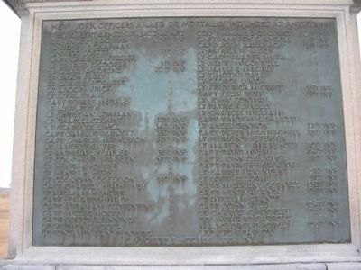 New York Officers killed or mortally wounded at Antietam image. Click for full size.