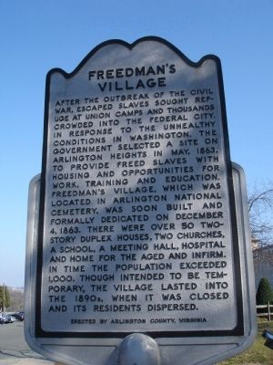 Freedman's Village Marker image. Click for full size.