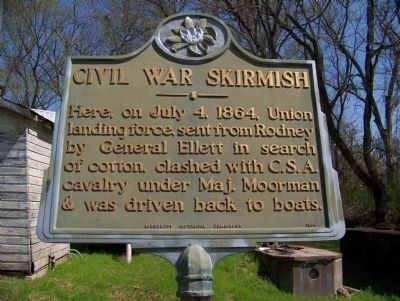 Civil War Skirmish Marker image. Click for full size.