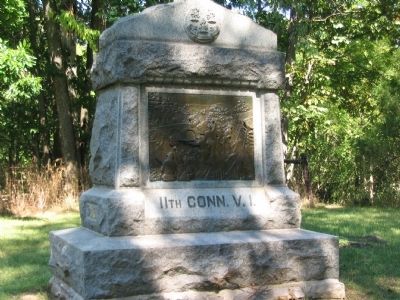 11th Connecticut Infantry Monument image. Click for full size.