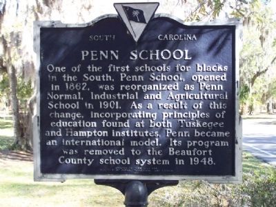 Penn School Marker image. Click for full size.