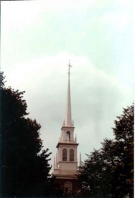North Church Lanterns signal from here. Click for full size. North Church Lanterns signal from here image. Click for full size.