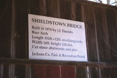 Shieldstown Bridge Marker image. Click for full size.