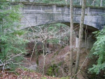 Old Highway Bridge over Turkey Run image. Click for full size.