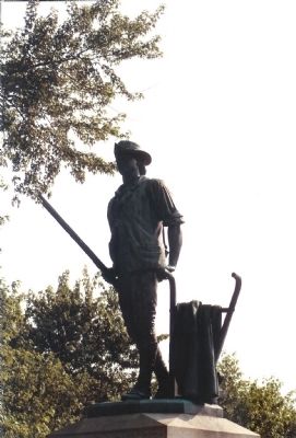The Concord Minuteman Statue. Click for full size. The Concord Minuteman Statue image. Click for full size.
