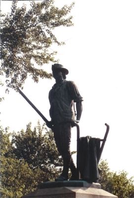 The Concord Minuteman Statue image. Click for full size.