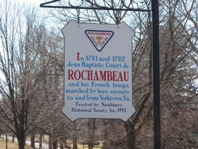 Rochambeau Route 1781-82 Marker. Click for full size. Rochambeau Route 1781-82 Marker image. Click for full size.