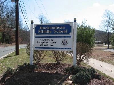 Sign for Rochambeau Middle School. Click for full size. Sign for Rochambeau Middle School image. Click for full size.