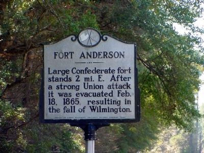 Fort Anderson Marker image. Click for more information.