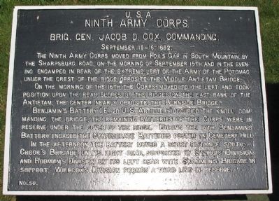 Ninth Corps Tablet image. Click for full size.