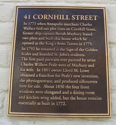 41 Cornhill Street Marker image. Click for full size.