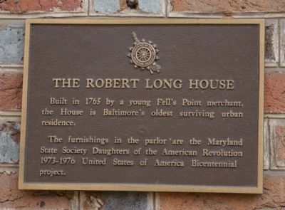 The Robert Long House Marker. Click for full size. The Robert Long House Marker image. Click for full size.