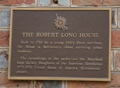 The Robert Long House Marker image. Click for full size.