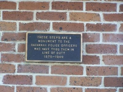 Police Station Steps Marker image. Click for full size.