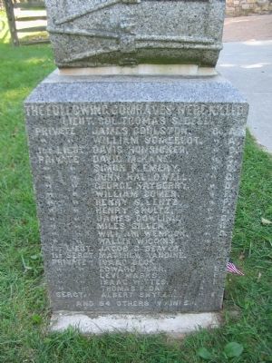 Right Face of Monument. Click for full size. Right Face of Monument image. Click for full size.