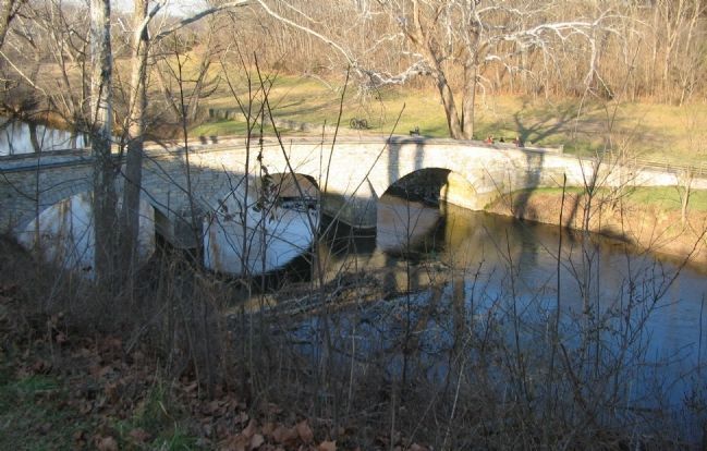 View of the Lower Bridge from the Bluffs. Click for full size. View of the Lower Bridge from the Bluffs image. Click for full size.