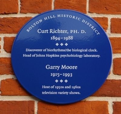 Curt Richter, Ph.D. Marker. Click for full size. Curt Richter, Ph.D. Marker image. Click for full size.