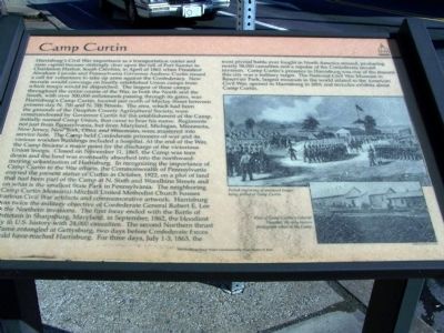 Camp Curtin Marker image. Click for full size.