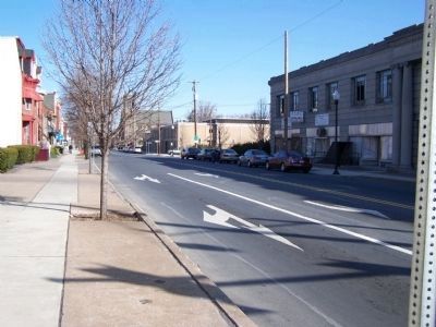 View of 6th Street from marker. image. Click for full size.