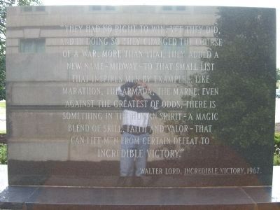 Monument to the Battle of Midway Marker </b><i>[Back, top] image. Click for full size.