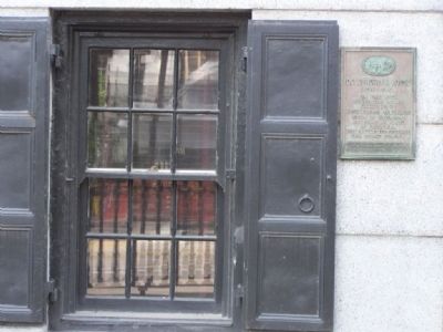Oglethorpe's House Marker. Click for full size. Oglethorpe's House Marker image. Click for full size.