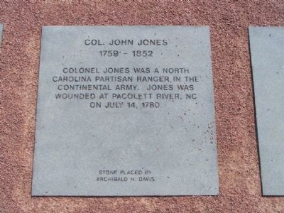 Col. John Jones Marker image. Click for full size.