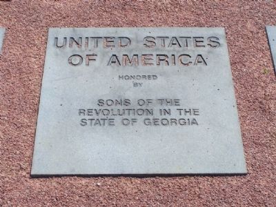 Marker for The American Revolution image. Click for full size.