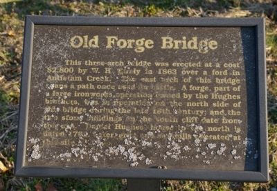 Old Forge Bridge Marker image. Click for full size.