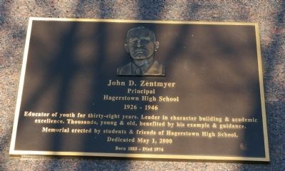 John D. Zentmyer Marker image. Click for full size.
