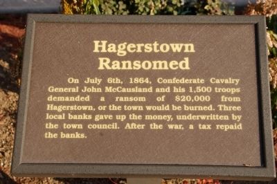 Hagerstown Ransomed Marker image. Click for full size.