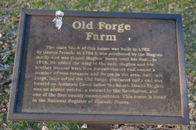 Old Forge Farm Marker image. Click for full size.