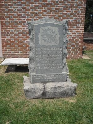 Grave of British Gen. Phillips. Click for full size. Grave of British Gen. Phillips image. Click for full size.