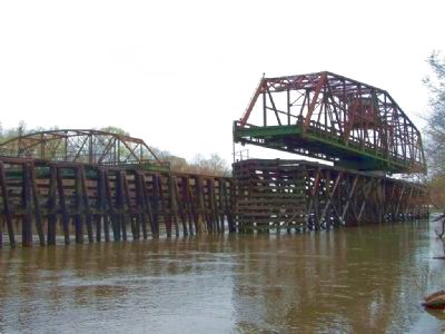 Ferry was replaced by highway with a " Swing Bridge " now also defunct.. Click for full size. Ferry was replaced by highway with a " Swing Bridge " now also defunct. image. Click for full size.