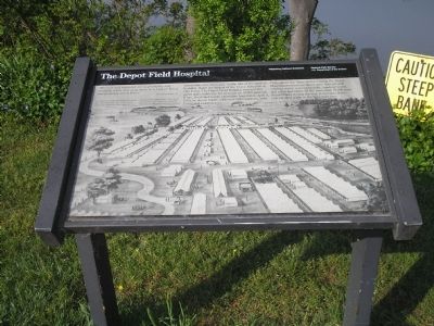 The Depot Field Hospital Marker. Click for full size. The Depot Field Hospital Marker image. Click for full size.