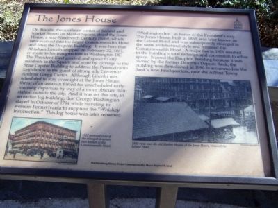 The Jones House Marker image. Click for full size.