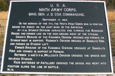 Ninth Corps, Main Tablet image. Click for full size.
