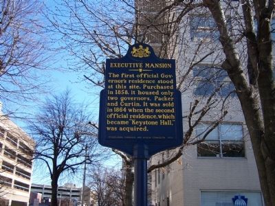 Executive Mansion Marker. Click for full size. Executive Mansion Marker image. Click for full size.