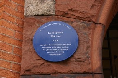 Jacob Epstein Marker image. Click for full size.