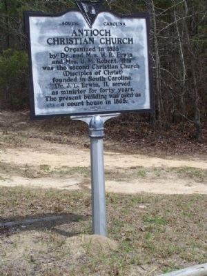 Antioch Christian Church Marker image. Click for full size.